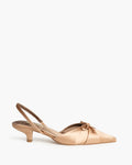 Slingback Satín Camel M5312