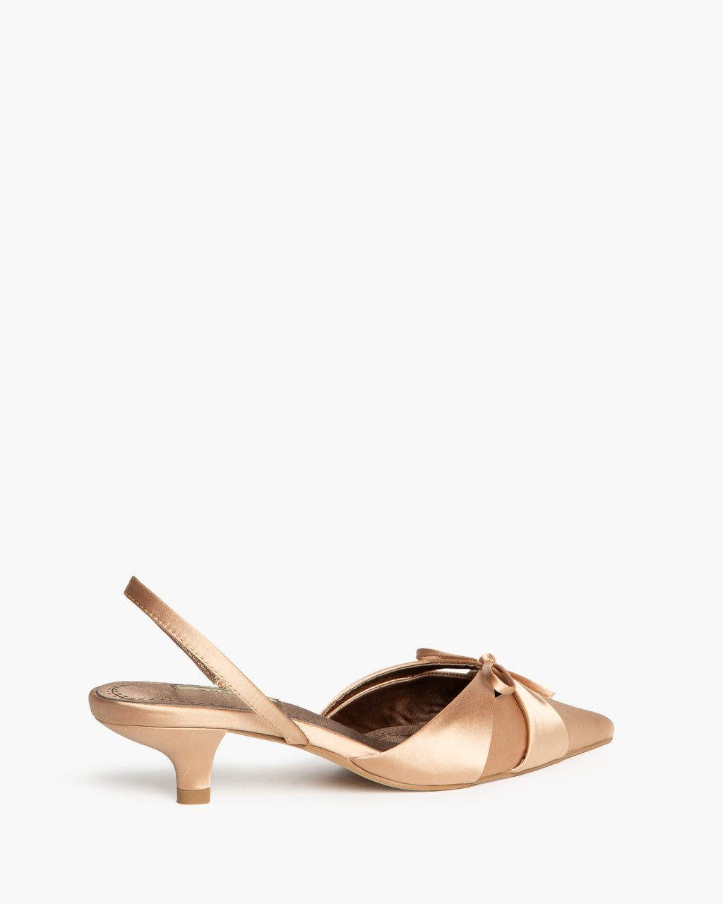Slingback Satín Camel M5312