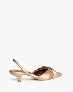 Slingback Satín Camel M5312