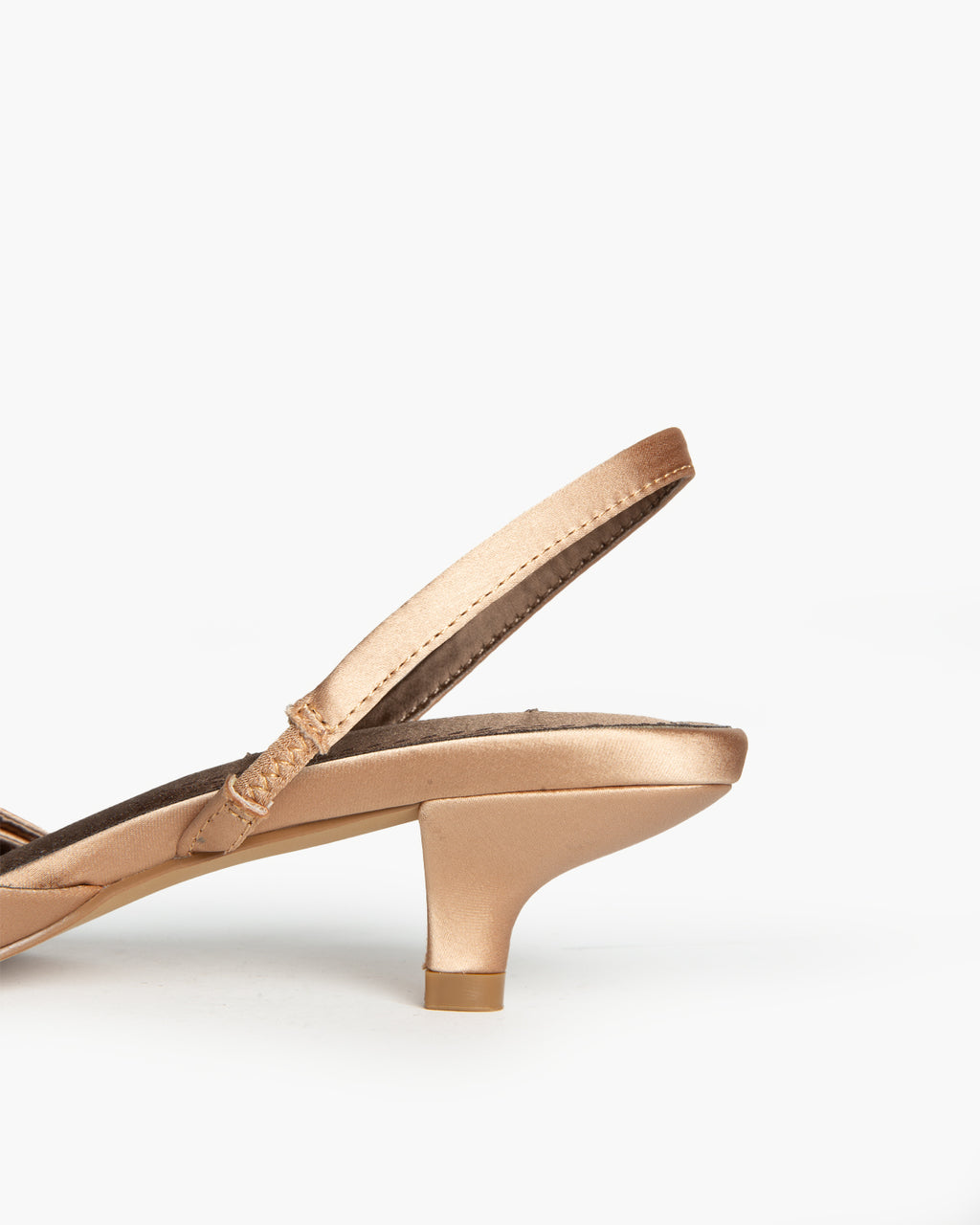 Slingback Satín Camel M5312