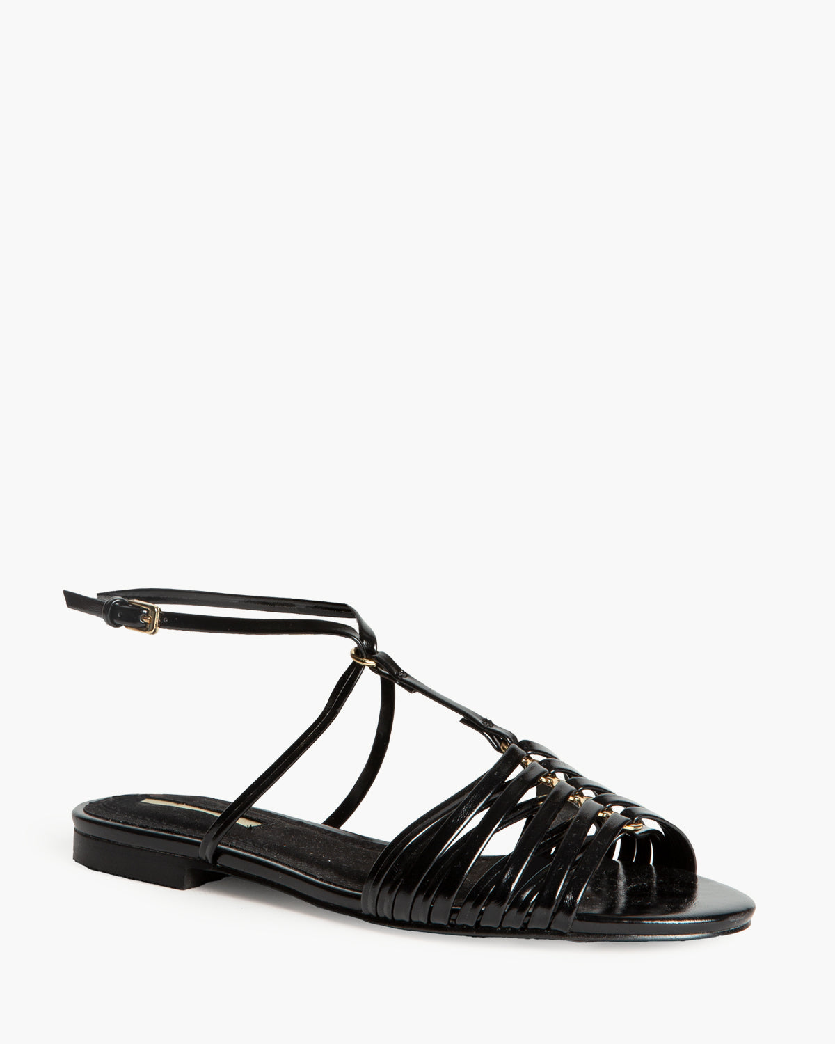 Sandalia Tiras Negro M5445