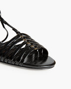 Sandalia Tiras Negro M5445
