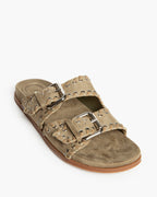 Sandalia Hebillas Kaki M5455