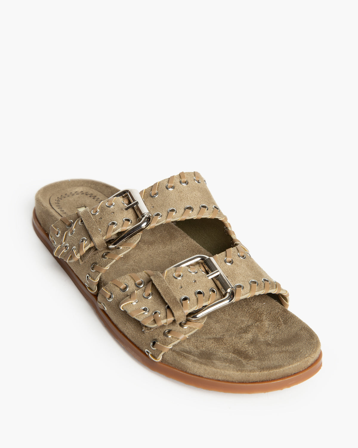 Sandalia Hebillas Kaki M5455