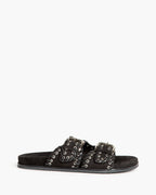 Sandalia Hebillas Negro M5455